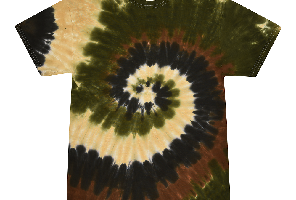 Unisex Tie-Dye T-Shirt Camo Swirl