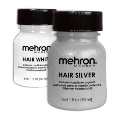 Mehron Hair Colorant 1 oz – Silver or White