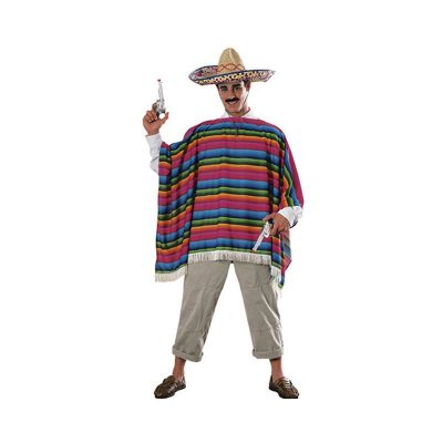 Mexican Serape and Sombrero Set Cinco de Mayo Costume
