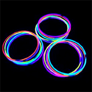 50 Piece Assorted Colors Tube Of Glow Necklaces