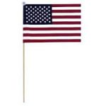 12" X 18" Polyester U.S. Stick Flag
