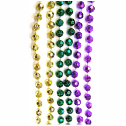 Bulk Mardi Gras Beads - Purple, Green, Gold Bead Necklaces