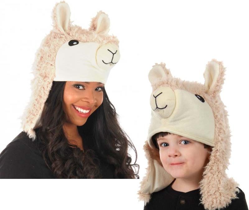 Plush Spitting Llama Hat Water Toy