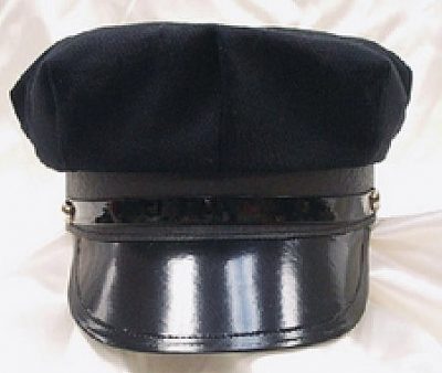 Officer hat - Black Chauffeur hat