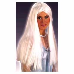 Angel Hair Long Platinum White Wig