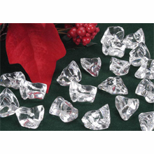 Clear Acrylic Plastic Ice Chips