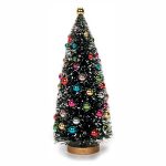 Frosted Sisal Christmas Tree w/ Ornaments