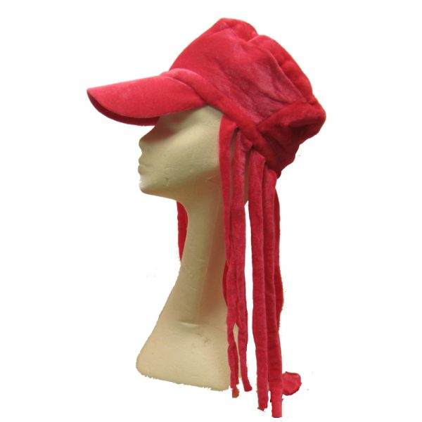 Velvet Decades Hat Cabby Hat Features Streamers