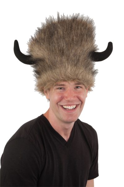 water buffalo lodge hat with horns