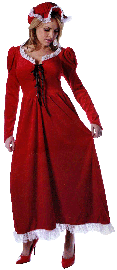Mrs. Claus Dress and Hat