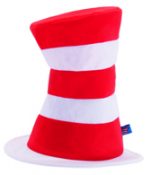 Costume Fabric Cat in the Hat Striped Hat