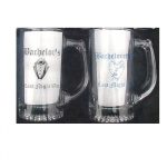 Bachelor and Bachelorette Stein Glass Beer Mug