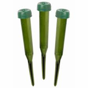 5" Green Plastic Single Stem Floral Water Pick