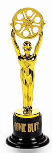 Movie Buff Gold Statue