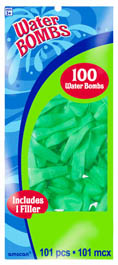 Waterbombs - Neon Green- 100 Count