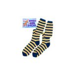 Black and Yellow Striped Bumble Bee Socks