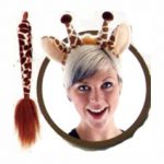 giraffe ear tail costume accessory kit