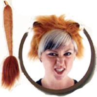 Lion ear tail costume accessory kit