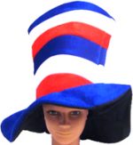 Stovepipe hat for 4th of July Patriotic Top Hat