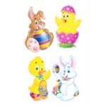 Easter Cutouts -  4 Pack - Assorted
