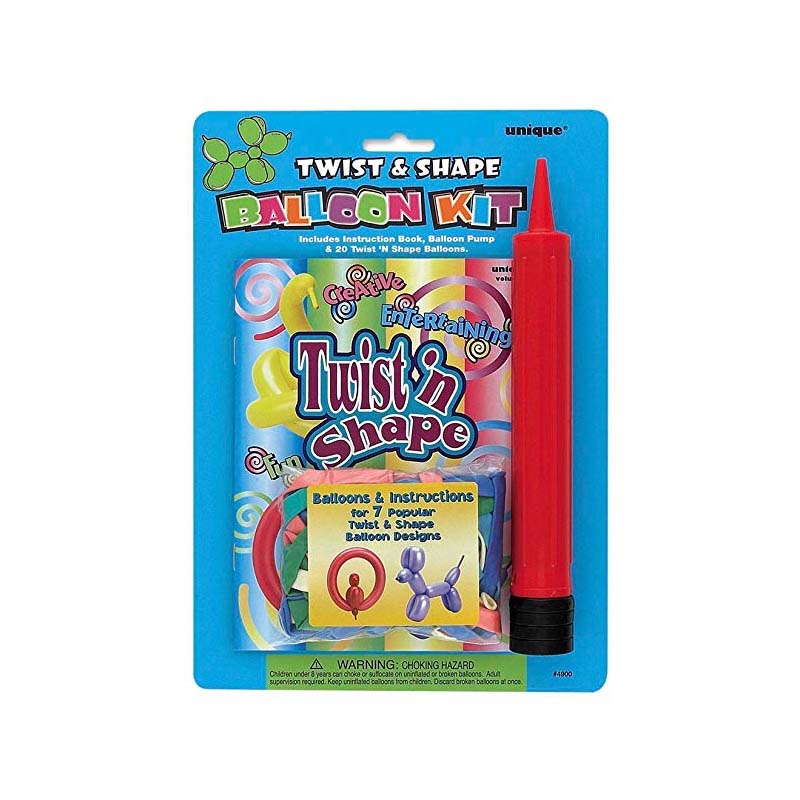 Twist n Shape Balloons Kit with pump