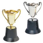 Loving Cup Trophies in Gold and Silver