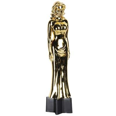 Female award trophy statue