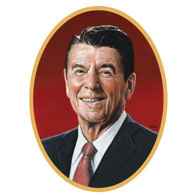 Ronald Reagan cardboard cutout