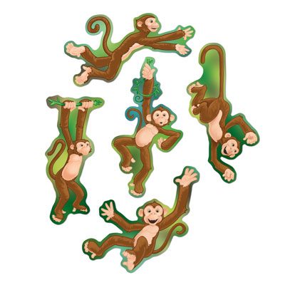 Mini Monkey Cutouts