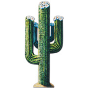 51" Jointed Cactus Cutout - Green