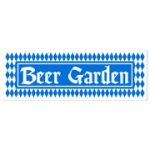 Beer Garden Plastic Banner