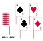 Small Playing Card Toothpicks