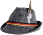 Deluxe Felt Alpine Hat with Feather