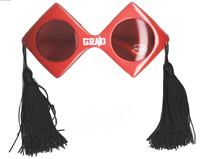 Graduation Sunglasses with Tassles - Assorted Colors