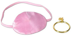 Pirate Pink Eyepatch and Earring Set