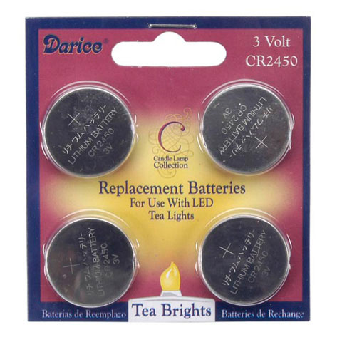 LED tea light replacement batteries
