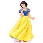 Snow White Cardboard Stand Up