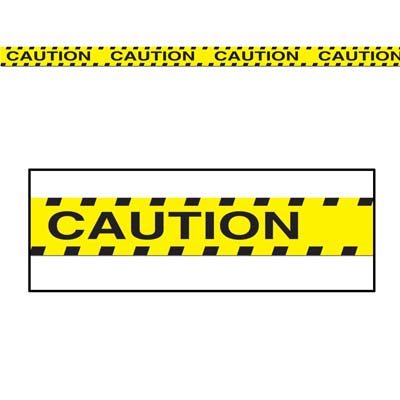 Caution Plastic Party Tape