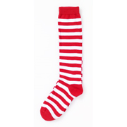 Red and White Stiped Children's Socks