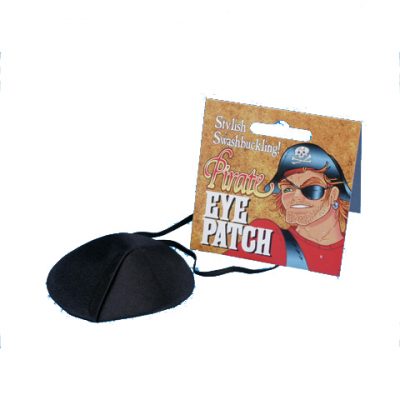Black Fabric Pirate Eyepatch