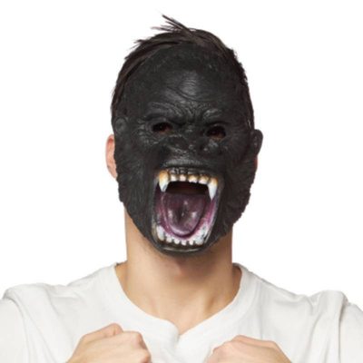 Deluxe Foam Jungle King Gorilla Mask