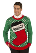 Naughty Stocking Ugly Sweater