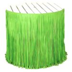 Neon Green Fringe Table Skirt