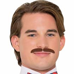 brown1920 style moustache