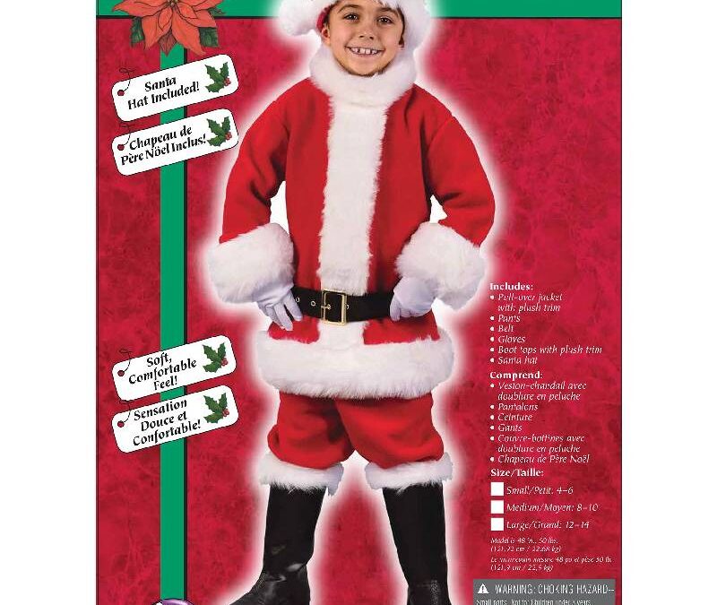Child Santa Suit