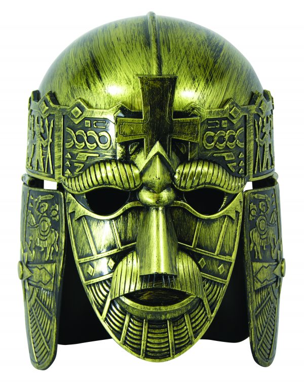 Plastic Medieval Warrior Helmet w Mask