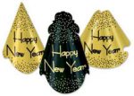 New Years Hat Assortment in Gold and Black