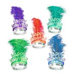 Happy New Year Gold Coast Tiara with Feather