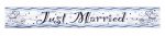 Just Married Mylar Banner