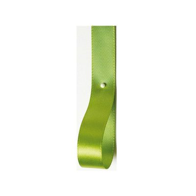 Lime Double Faced Satin Ribbon